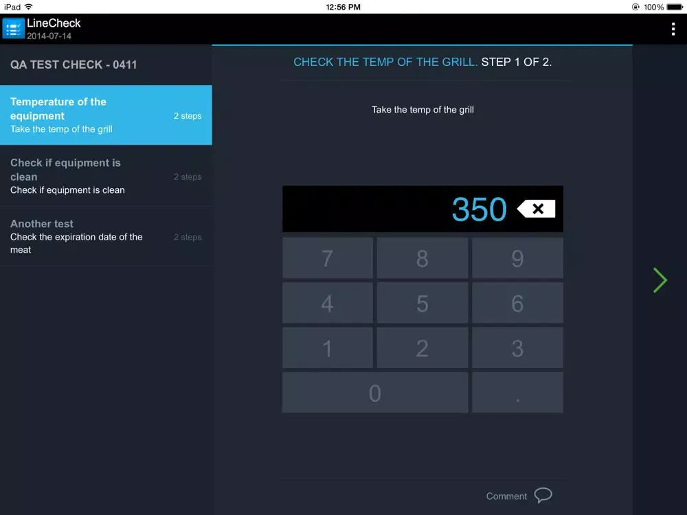 Capturas de pantalla de LineCheck iPad 