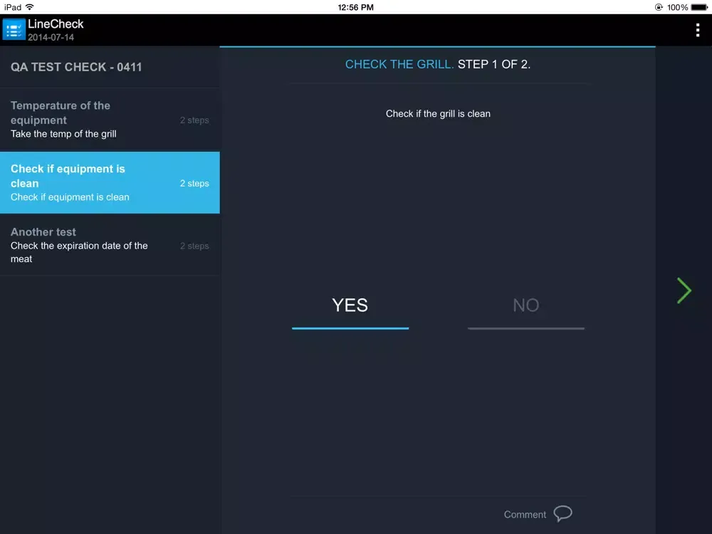 Capturas de pantalla de LineCheck iPad 