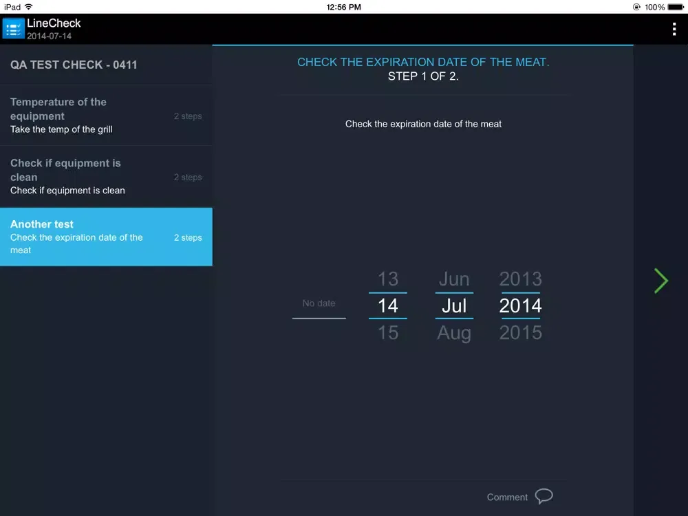 Capturas de pantalla de LineCheck iPad 