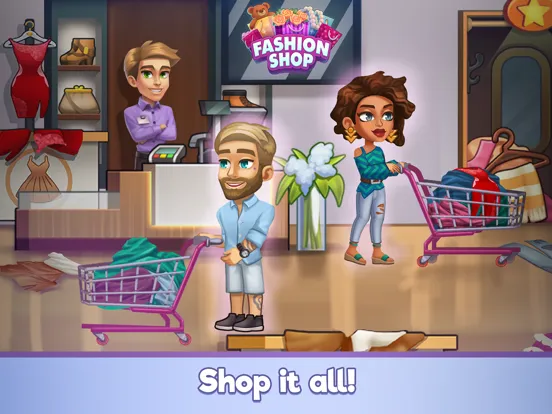 Capturas de pantalla de Fashion Shop Tycoon iPad 