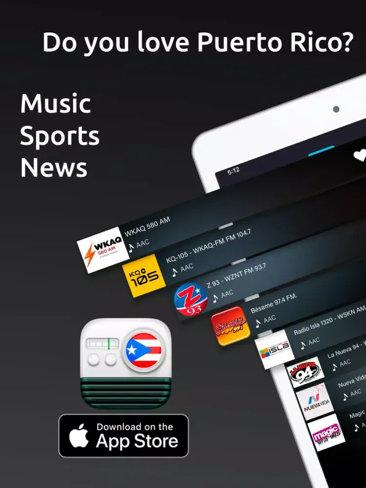 Скриншоты Radios de Puerto Rico FM AM iPad 