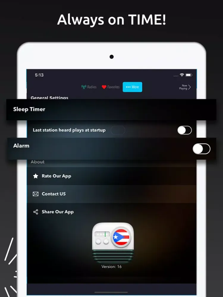 Скриншоты Radios de Puerto Rico FM AM iPad 