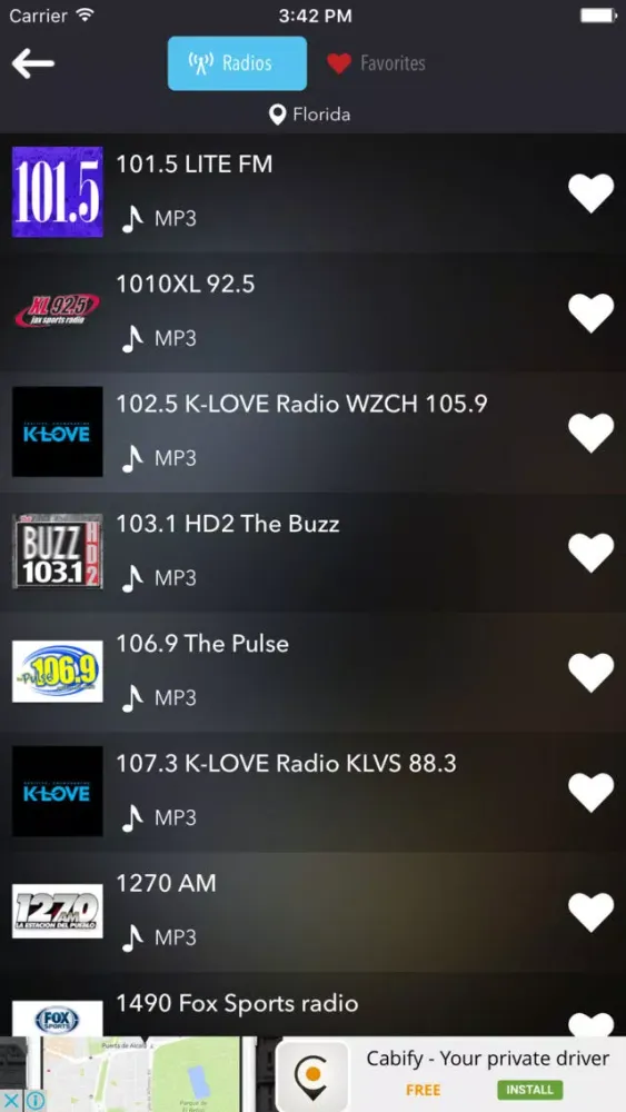 Radio USA United States Radios سکرین شاٹس