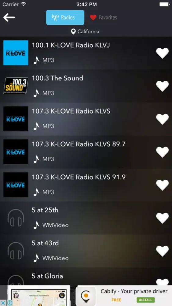 Radio USA United States Radios سکرین شاٹس