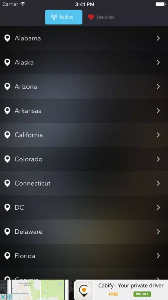 Radio USA United States Radios سکرین شاٹس