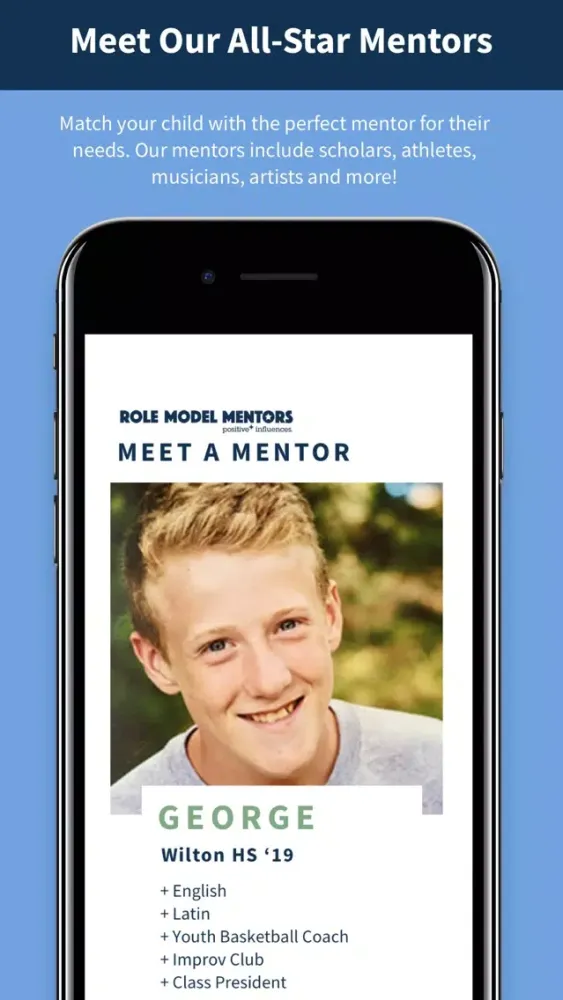 Role Model Mentors Screenshots