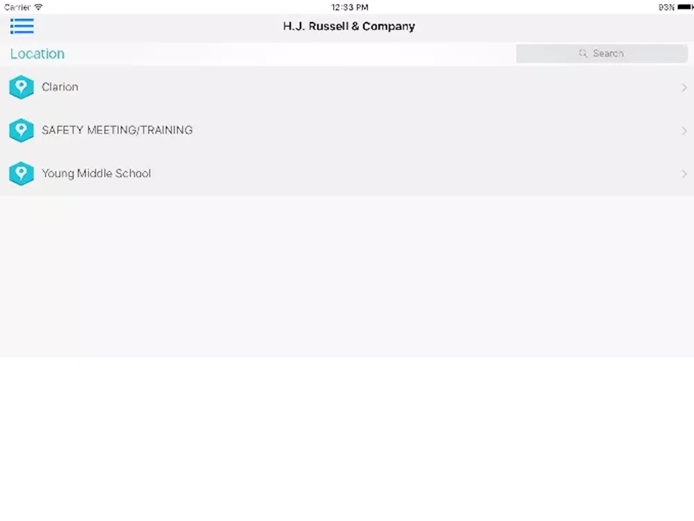 Capturas de pantalla de H.J. Russell Safety App iPad 