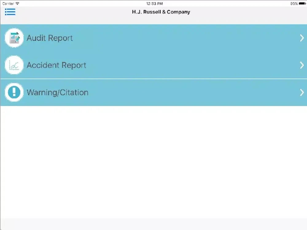 Capturas de pantalla de H.J. Russell Safety App iPad 
