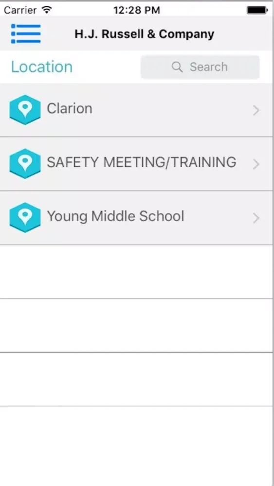 Capturas de pantalla de H.J. Russell Safety App