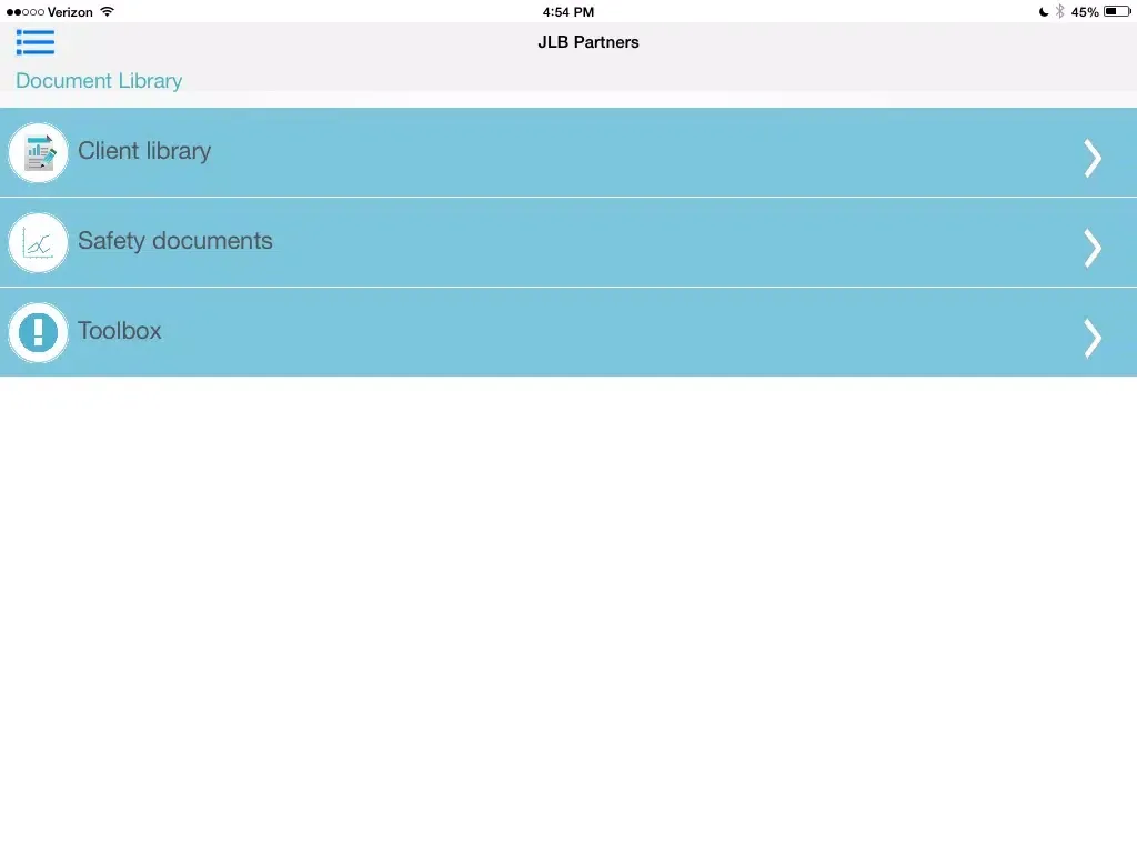 JLB Safety APP iPad  Ekran Görüntüleri