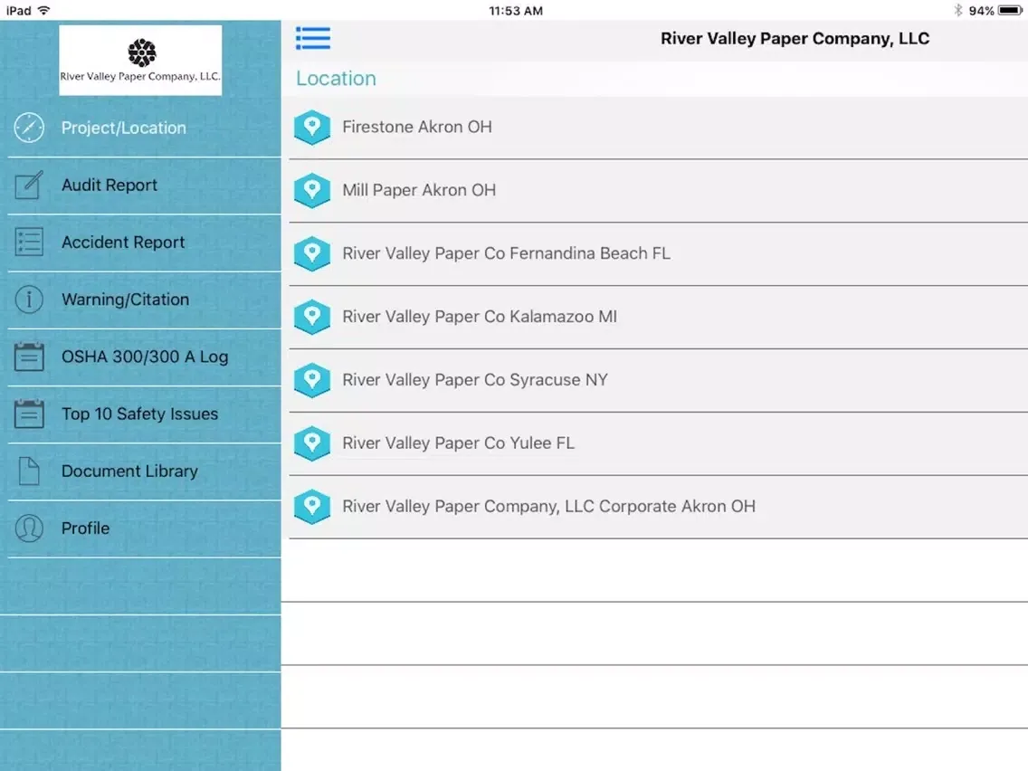 صور River Valley Paper Safety App iPad 