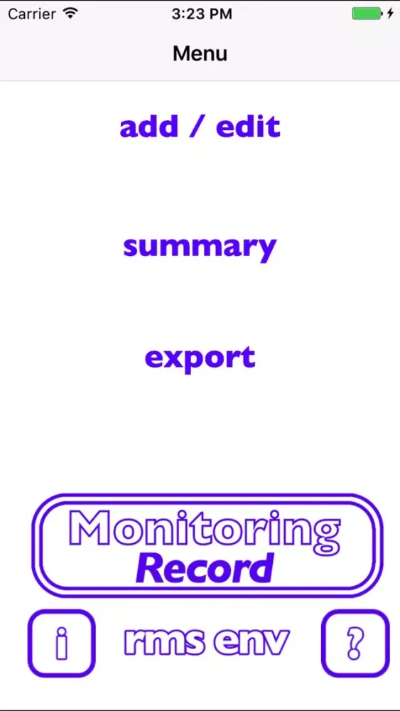 Tangkapan skrin Monitoring Record