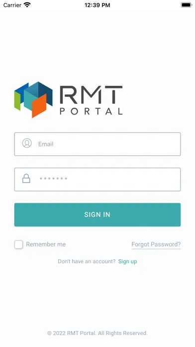 Tangkapan skrin RMT Portal