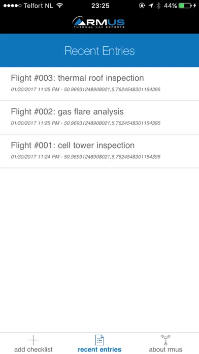 Скриншоты RMUS UAV Pilot PreFlight Compliance Checklist