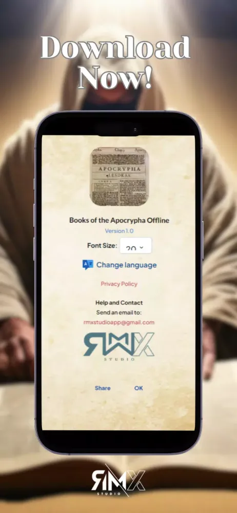 Capturas de pantalla de Books of the Apocrypha Offline