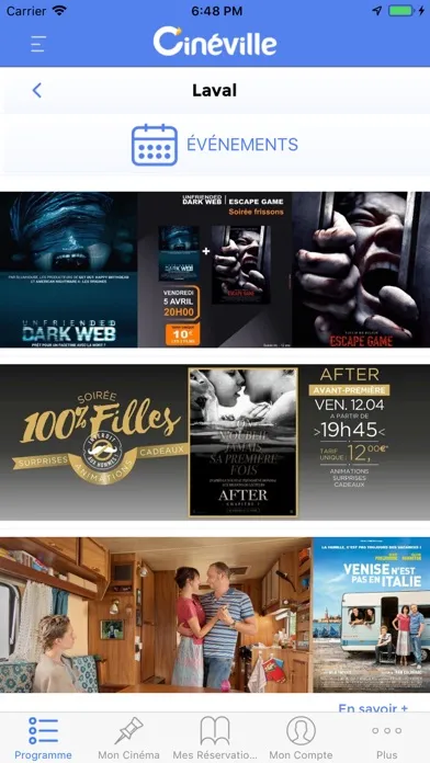 Capturas de pantalla de Les Cinémas Cinéville