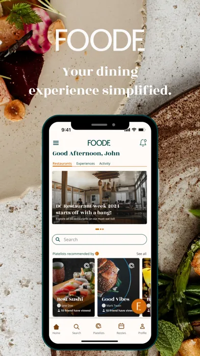 Foode Experience應用截圖
