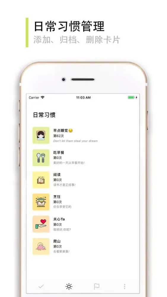 Capturas de pantalla de iBetter-Daily Goal Tracker