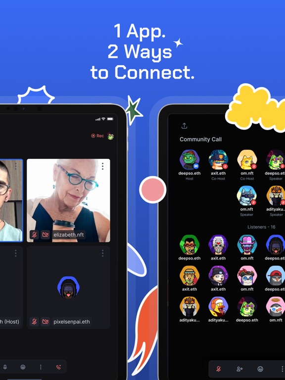 ภาพหน้าจอของ Huddle01: Meet. Talk. Hang Out iPad 