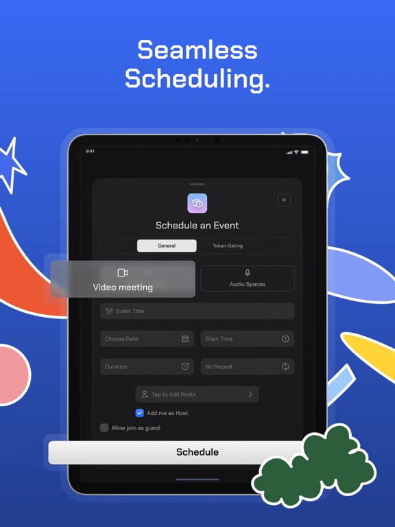 ภาพหน้าจอของ Huddle01: Meet. Talk. Hang Out iPad 