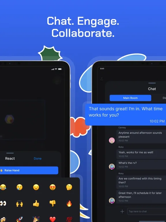 Captures d'écran de Huddle01: Meet. Talk. Hang Out iPad 