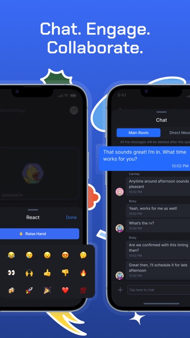 ภาพหน้าจอของ Huddle01: Meet. Talk. Hang Out