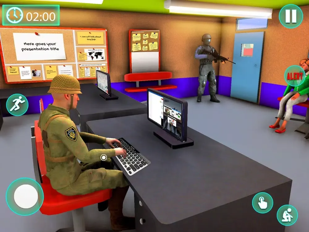 Capturas de pantalla de Police Cop Simulator Find Gang iPad 