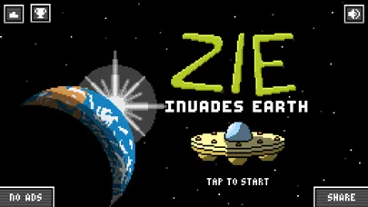 Tangkapan skrin Zie Invades Earth