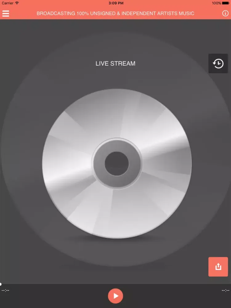 Tangkapan skrin RnB Music Radio iPad 