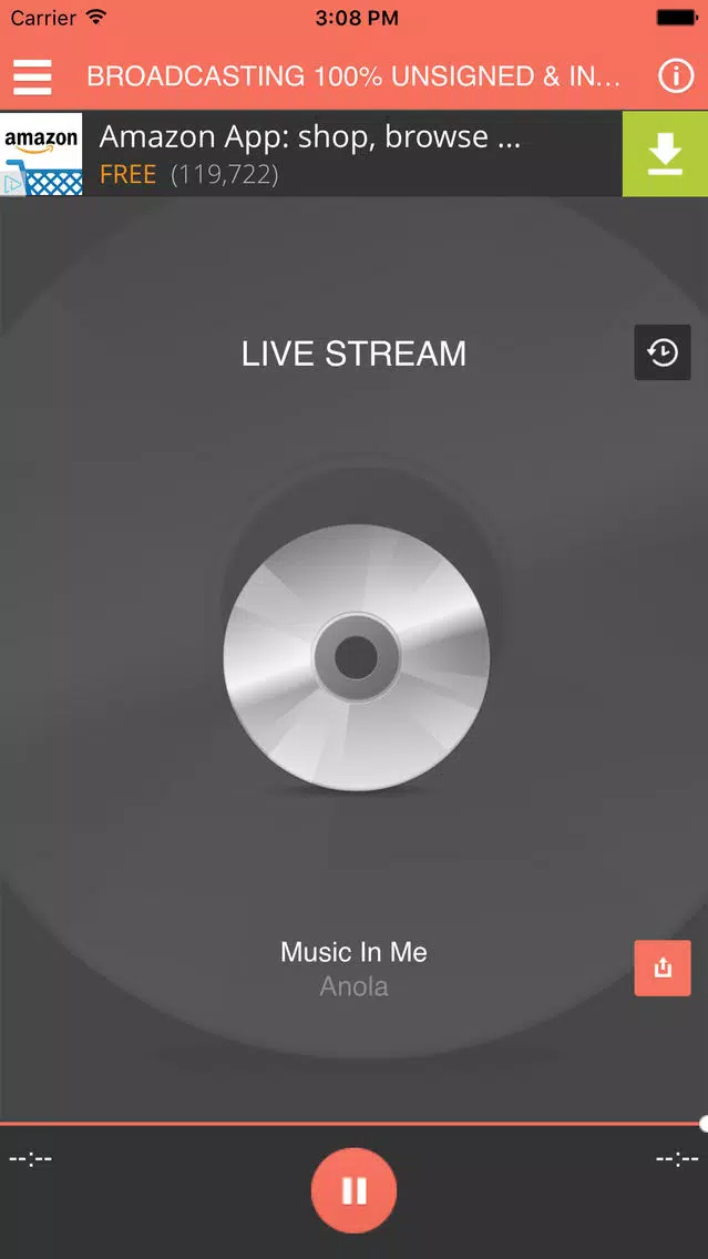 Capturas de tela do RnB Music Radio