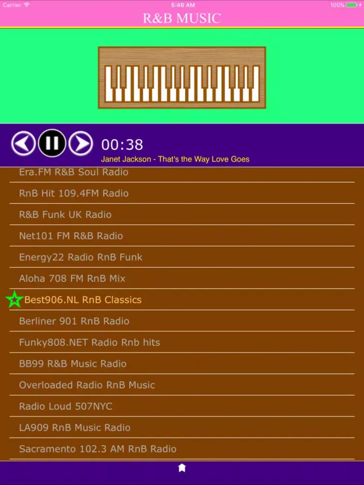 R&B Music iPad  Screenshots