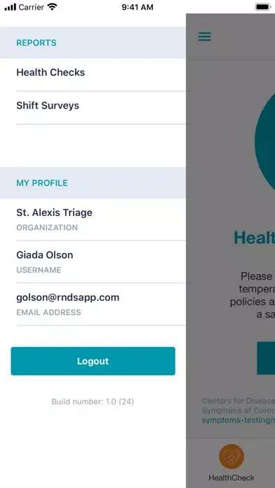 HealthCheck by RNDS Screenshots