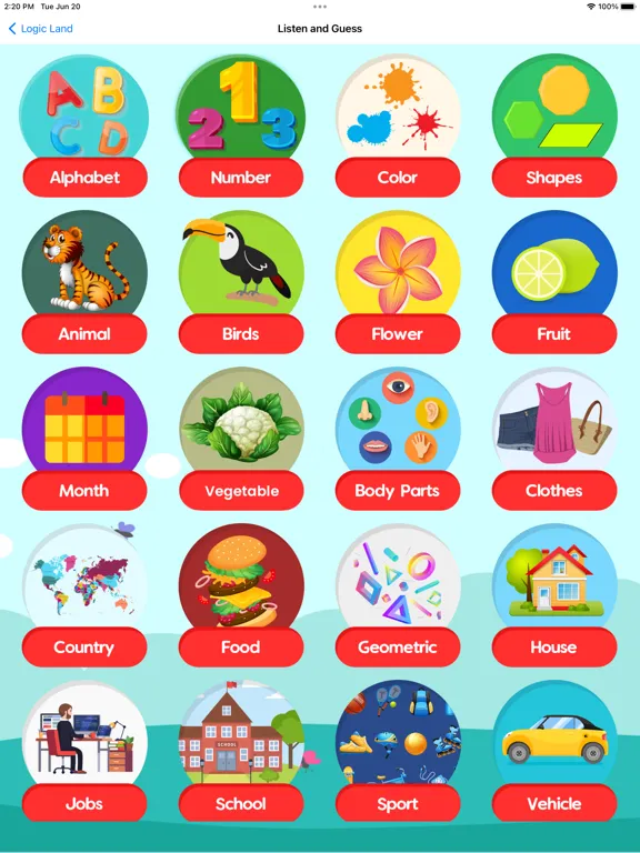 Screenshot di Logic Land iPad 