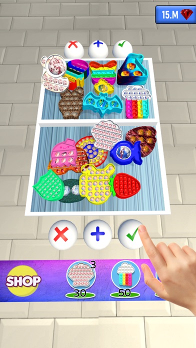 ภาพหน้าจอของ Fidget Trade 3D: bubble pop it