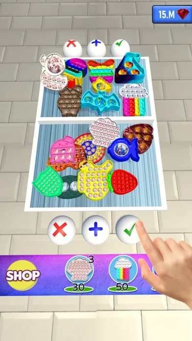 Tangkapan skrin Fidget Trade 3D: bubble pop it