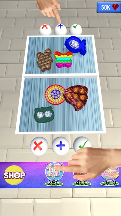 ภาพหน้าจอของ Fidget Trade 3D: bubble pop it