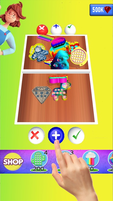 ภาพหน้าจอของ Fidget Trade 3D: bubble pop it