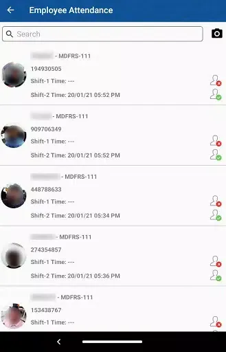 Capturas de tela do MDFRS