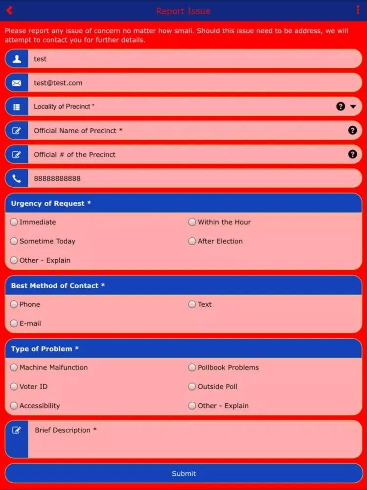تصاویر RNLA Virginia POLL WATCHER iPad 