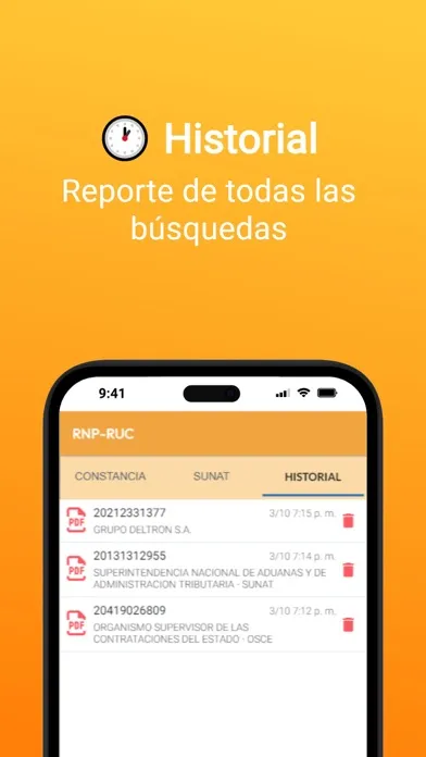 Captures d'écran de RNP-RUC