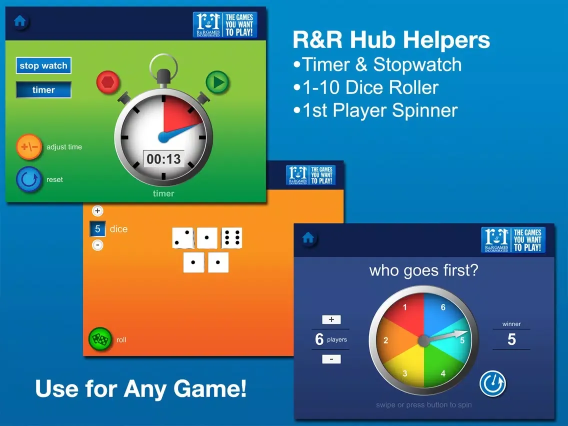 Zrzuty ekranu R&R Hub iPad 