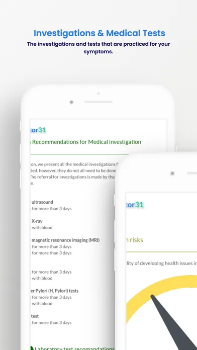 Doctor31 - Symptom Checker Screenshots