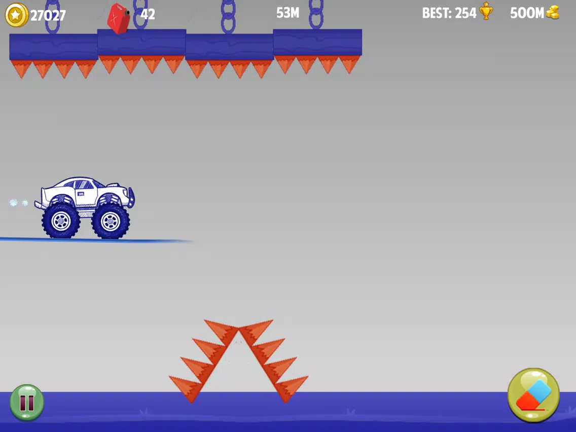 Tangkapan layar Road Draw Hill Climb Racer iPad 
