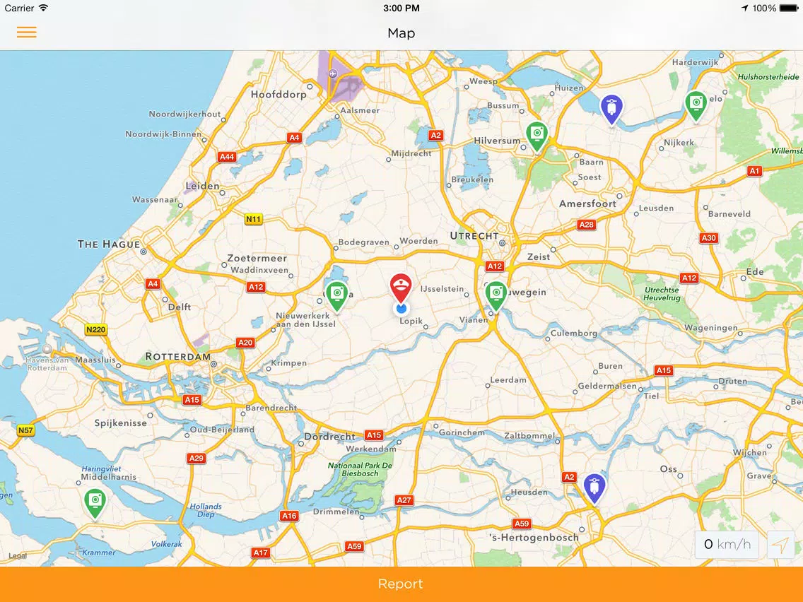 Zrzuty ekranu Roadie iPad 