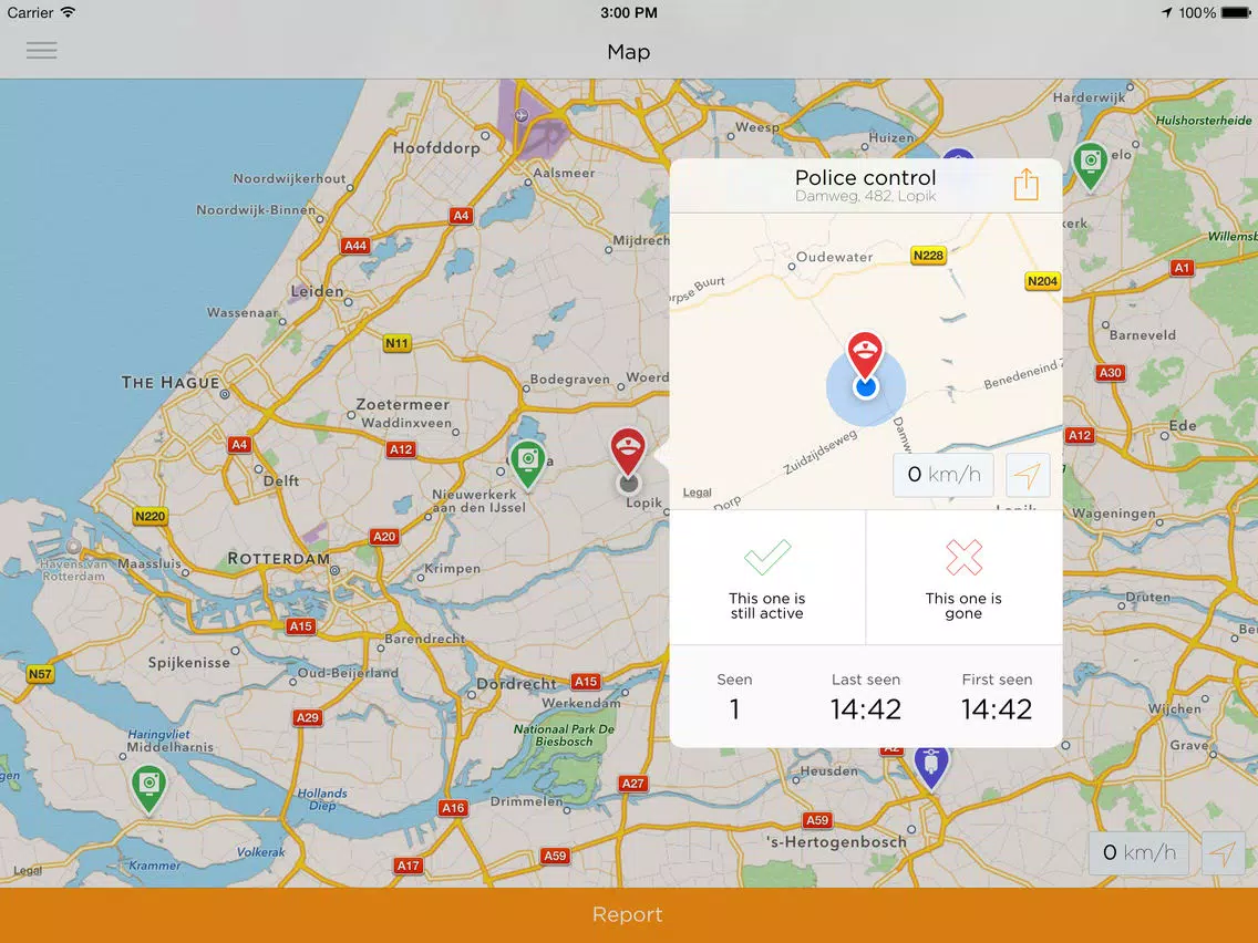 Zrzuty ekranu Roadie iPad 