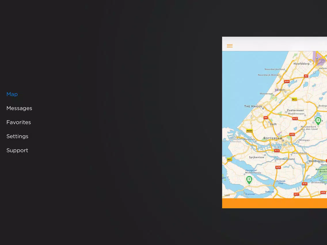 Zrzuty ekranu Roadie iPad 