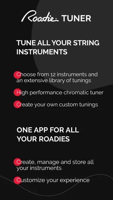 Roadie Tuner - Guitar Tuner Screenshots