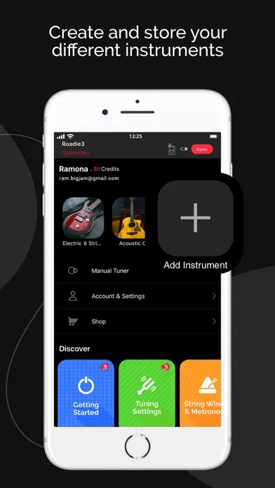 Roadie Tuner - Guitar Tuner Screenshots