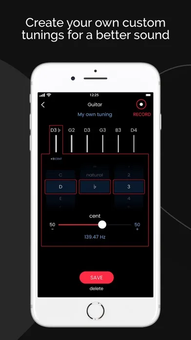 Roadie Tuner - Guitar Tuner Screenshots