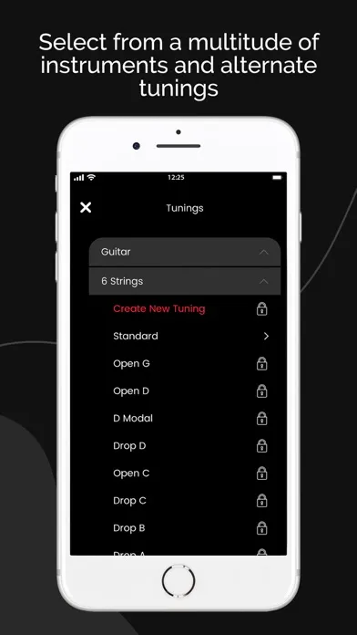 Roadie Tuner - Guitar Tuner Screenshots